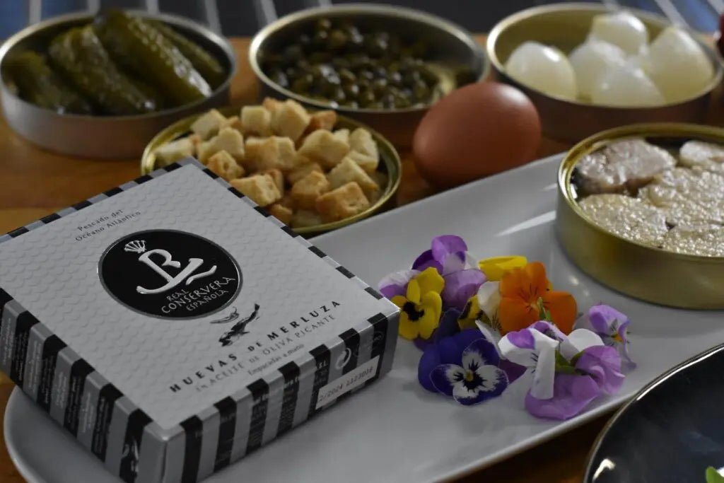 Ensalada de Huevas de Merluza - La Tienda de las Conservas