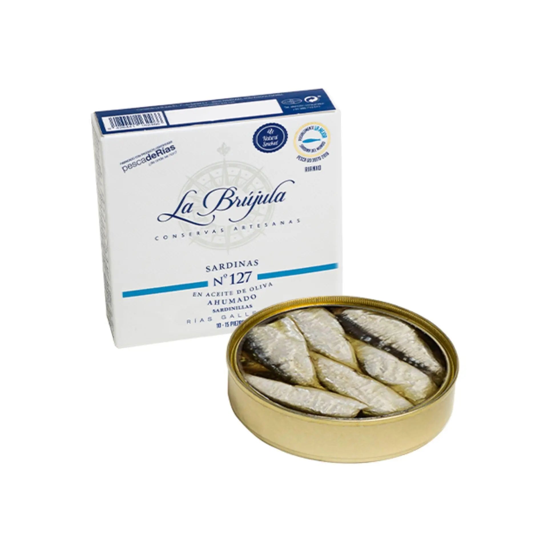 Sardinas do Xeito Ahumadas | Conservas La Brújula Conservas La Brújula La Tienda de las Conservas