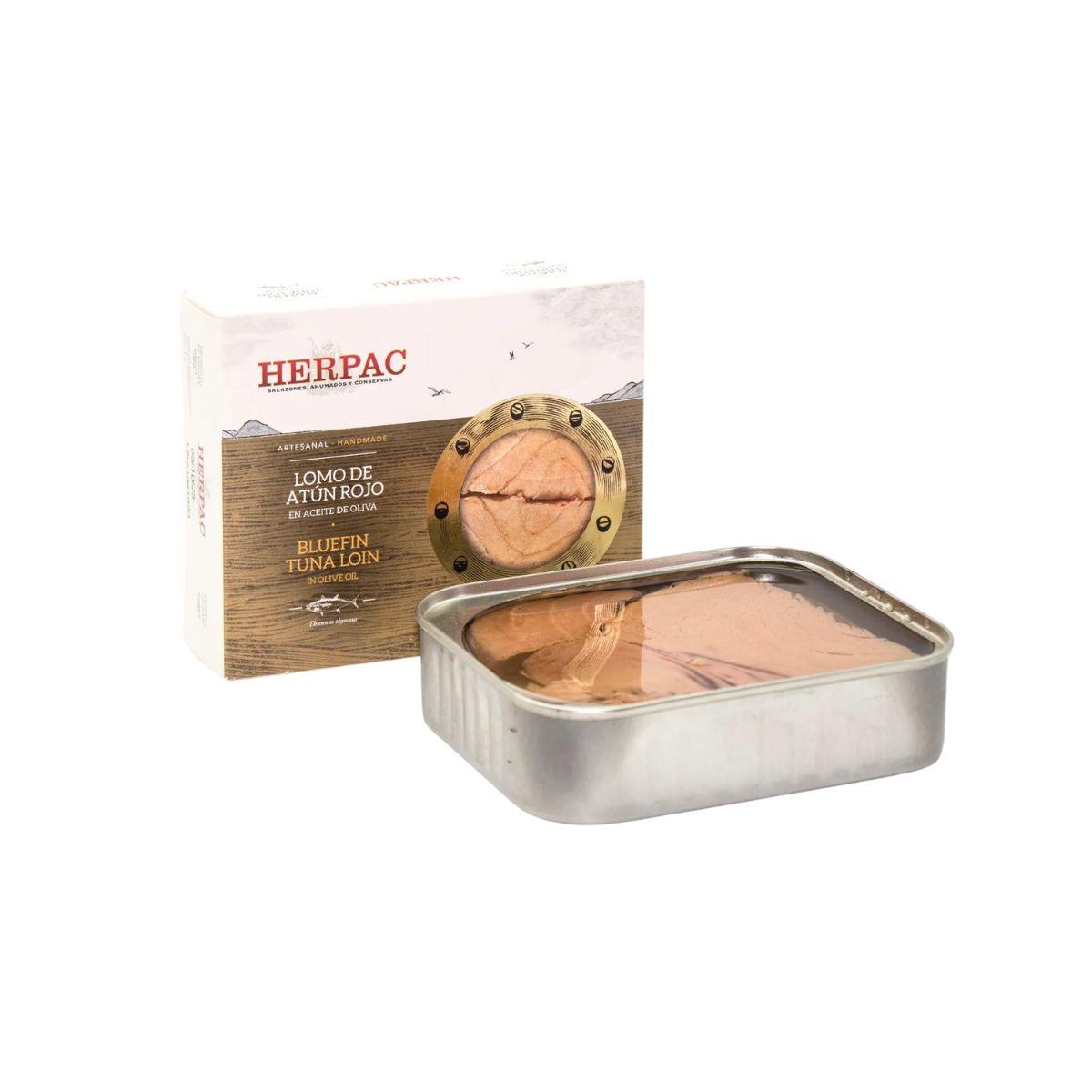 Lomo de Atún Rojo en Aceite de oliva 245 gr | Conservas Herpac