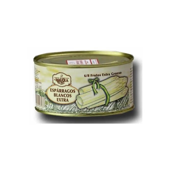 Espárrago de Navarra lata 1/2 kgr. Oval 8/12 FRUTOS | Conservas Rosara Conservas Rosara
