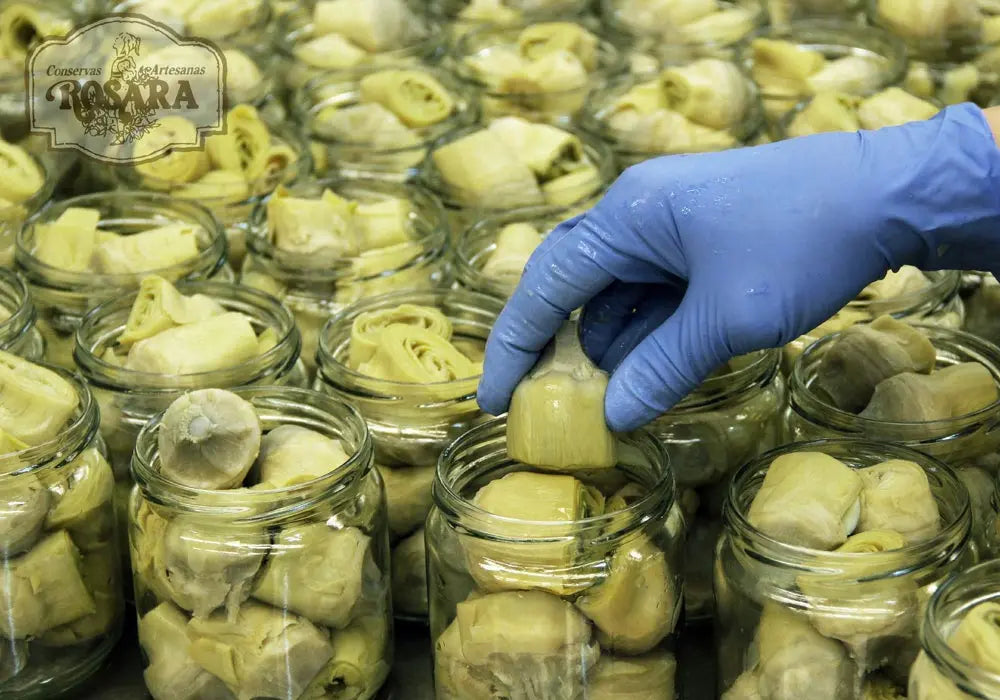 Corazones de alcachofa en aceite 6/12 uds | Conservas Rosara Conservas Rosara