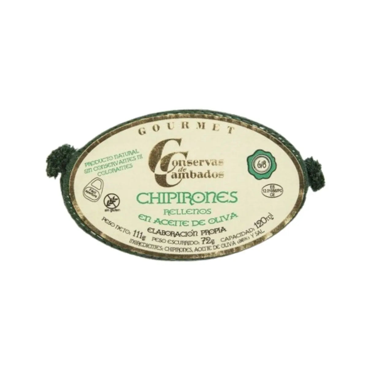 Chipirones rellenos en AO 6/8 pzas | Conservas de Cambados Conservas de Cambados