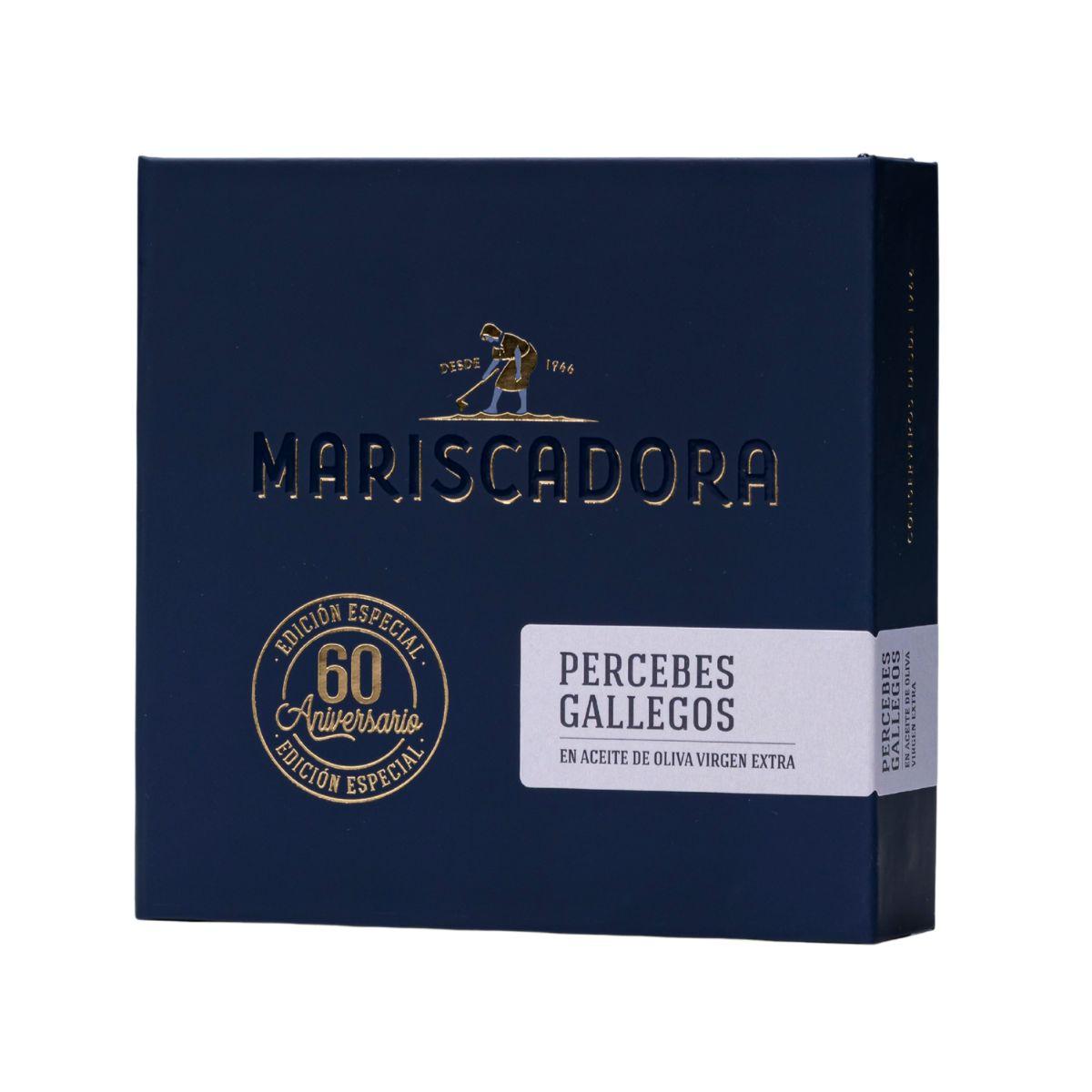 Percebes gallegos en aceite de oliva virgen extra Mariscadora, edición especial 60 aniversario