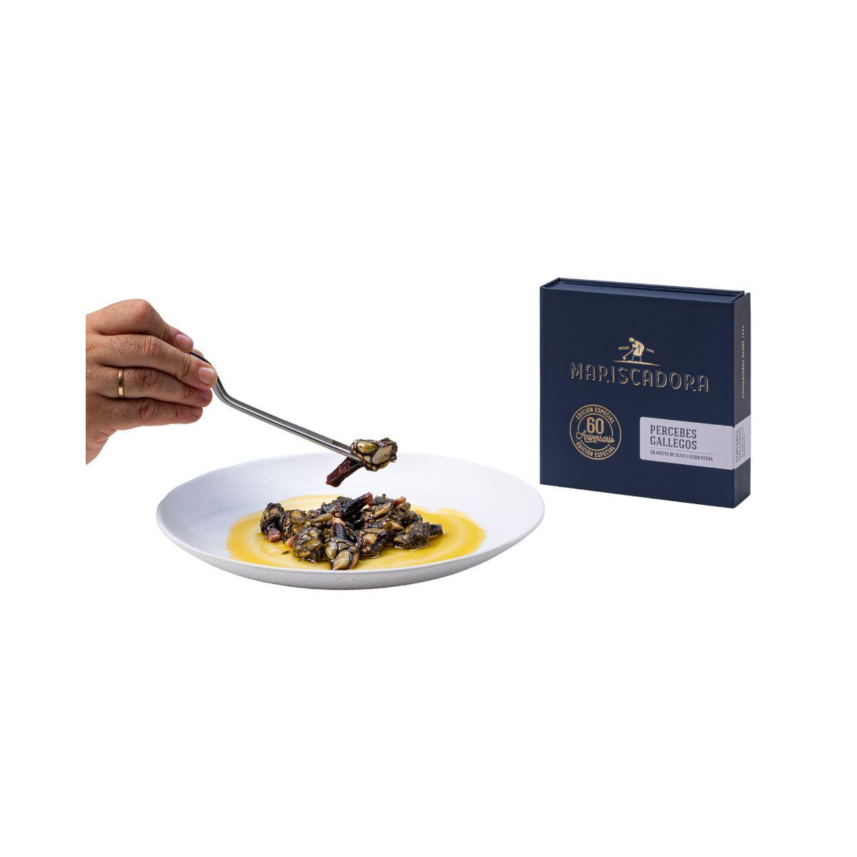 Percebes gallegos de Conservas Mariscadora, conserva gourmet de Galicia