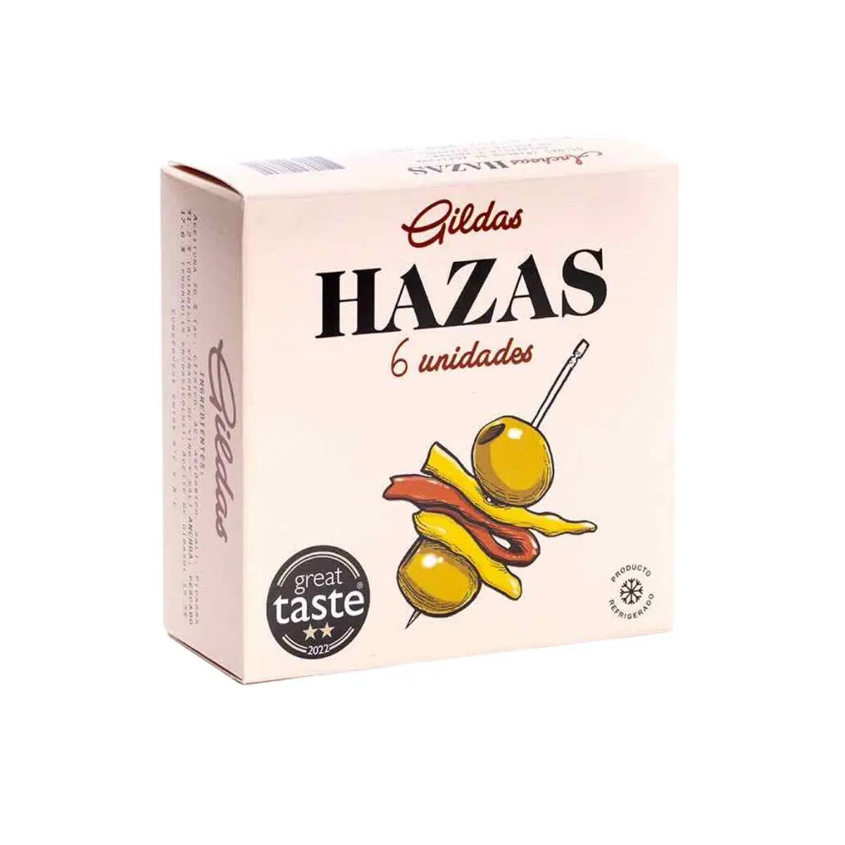 Gildas Artesanas con Anchoa del Cantábrico | Conservas Hazas