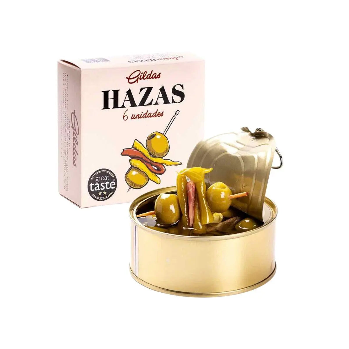 Gildas Artesanas con Anchoa del Cantábrico | Conservas Hazas