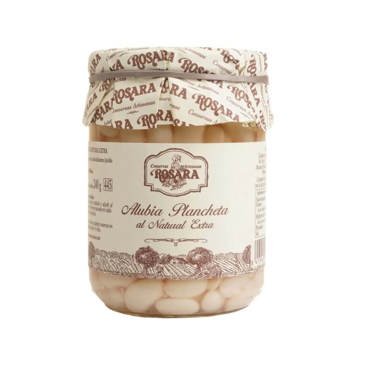 Alubia plancheta tarro 445 ml | Conservas Rosara Conservas Rosara