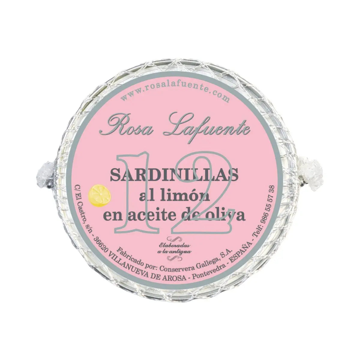 Sardinillas al limón Conservas Rosa Lafuente Conservas Rosa Lafuente