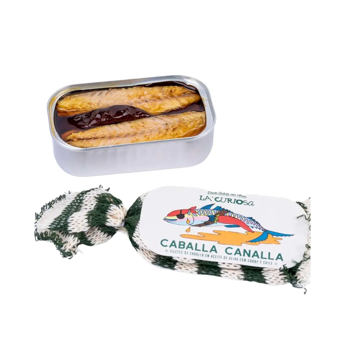 Filetes de caballa con curry y chile | Conservas La Curiosa La Tienda de las Conservas