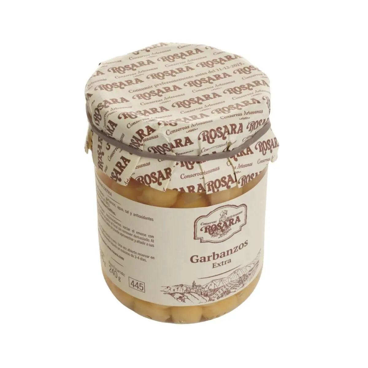 Garbanzo al natural tarro 445 ml | Conservas Rosara Conservas Rosara
