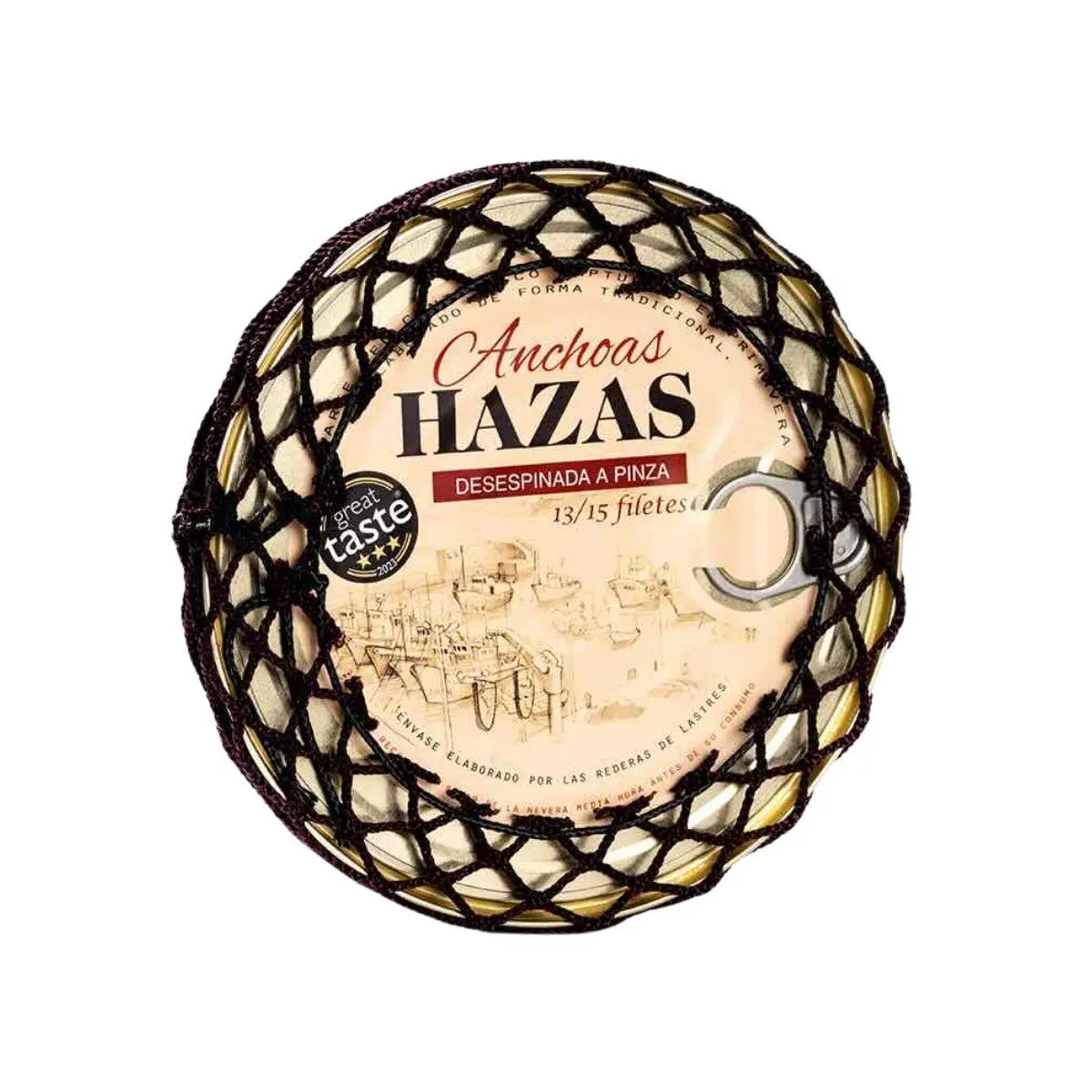Elegante estuche artesanal, el sello de calidad al comprar anchoas hazas 13/15.
