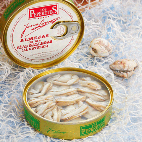 Almejas al Natural 20/24 pzas | Conservas Los Peperetes Conservas Los Peperetes La Tienda de las Conservas