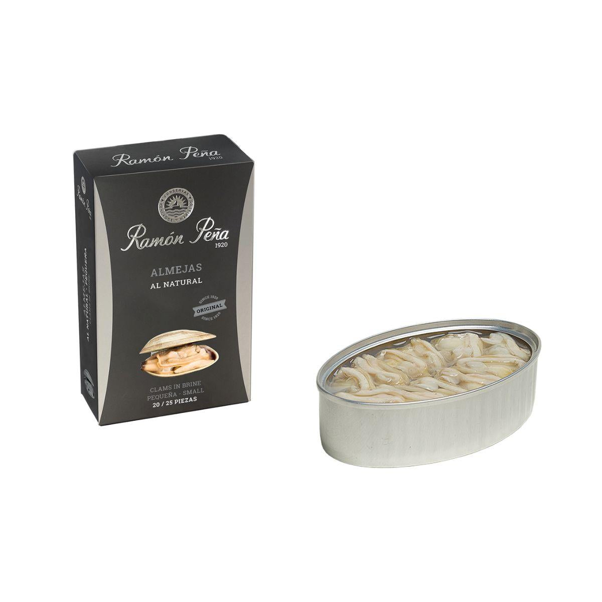 Almejas al natural 20/25 pzas Conservas Ramon Peña