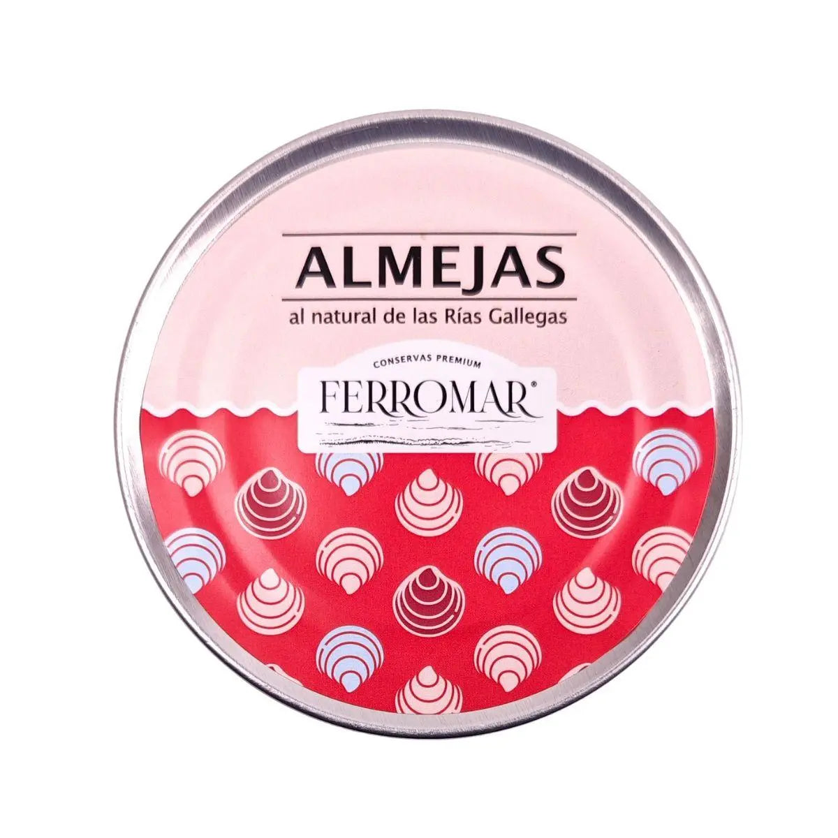 Almejas al Natural de las Rías Gallegas 18/20 pzas Conservas FerroMar Conservas FerroMar