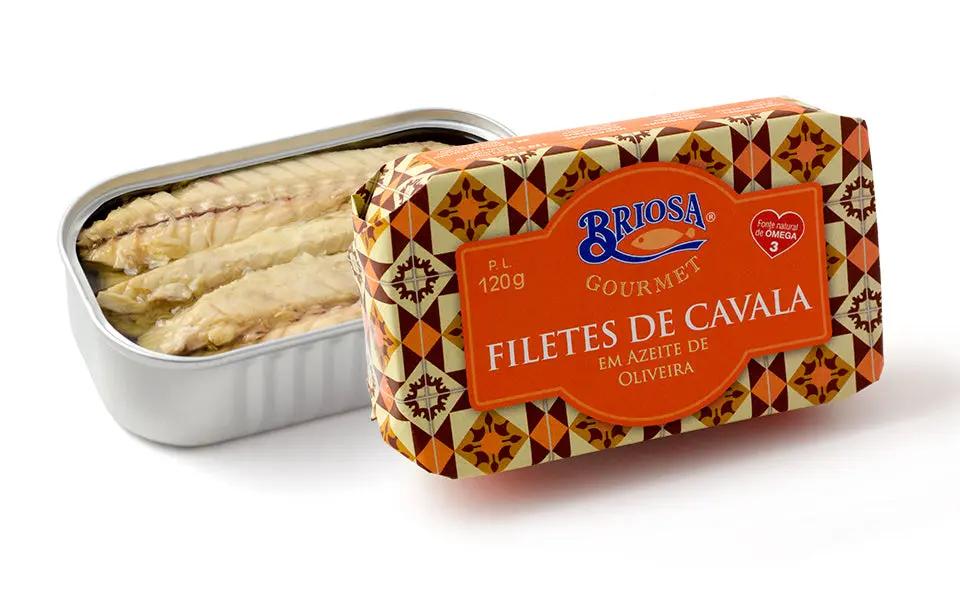 Filetes de Caballa en Aceite de oliva | Briosa Gourmet La Tienda de las Conservas