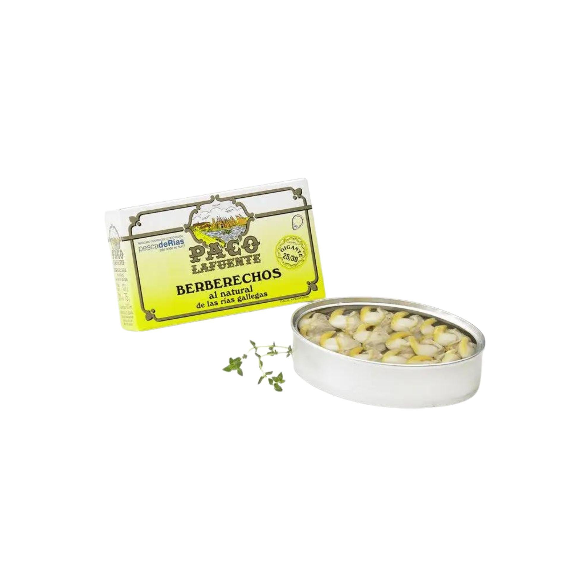 Natural Cockles 35/45 pieces | Paco Lafuente Preserves