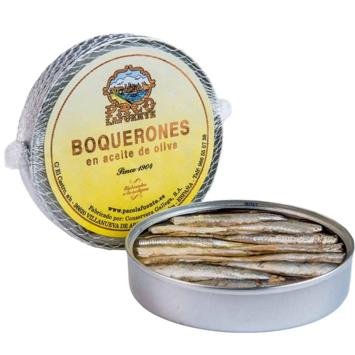 Boquerones en Aceite de Oliva Conservas Paco Lafuente