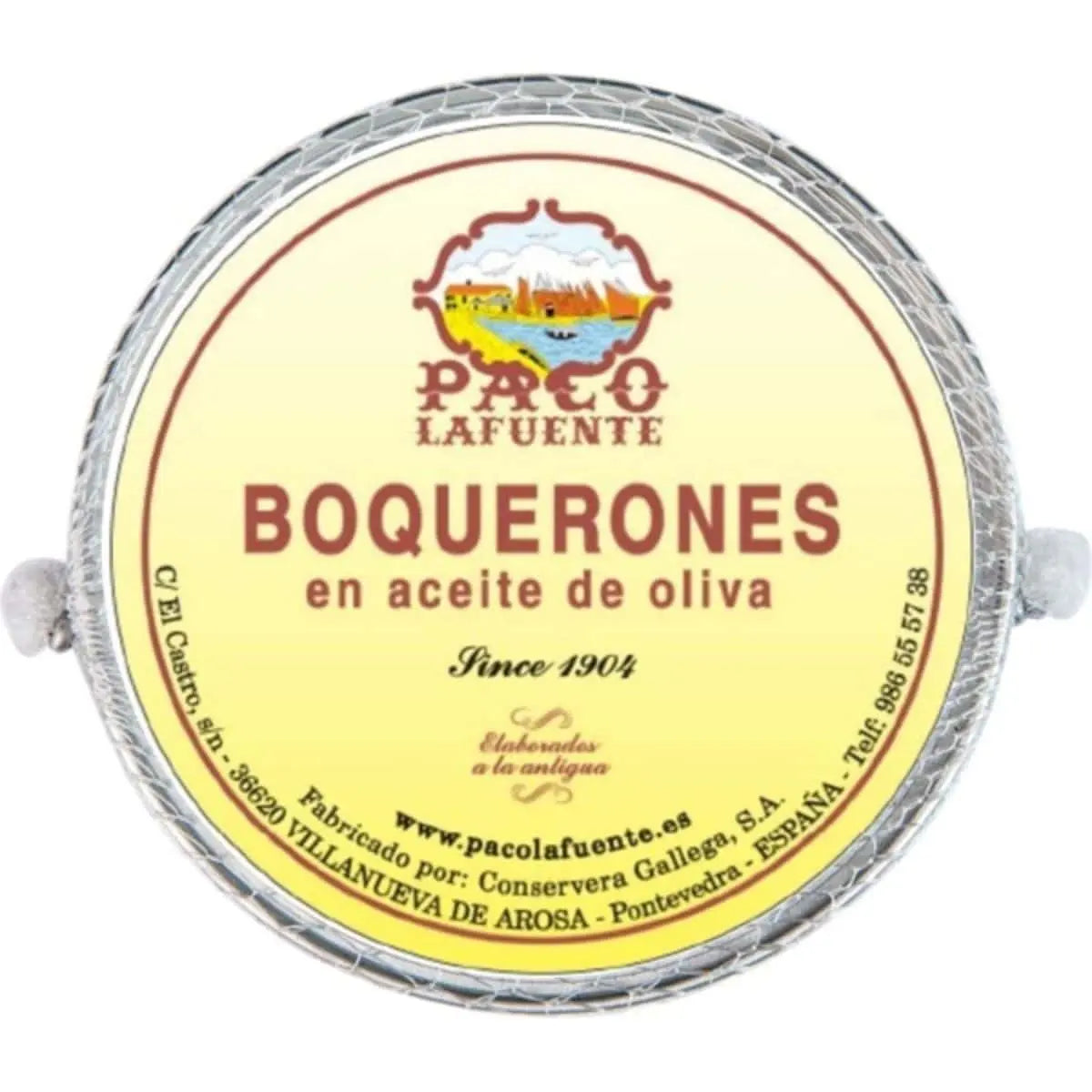 Boquerones en Aceite de Oliva Conservas Paco Lafuente