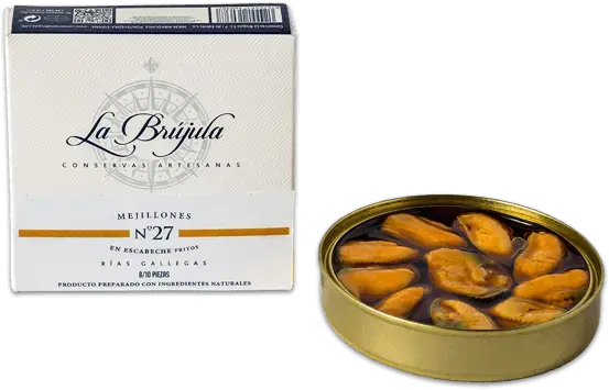 Mejillones conservas La Brújula