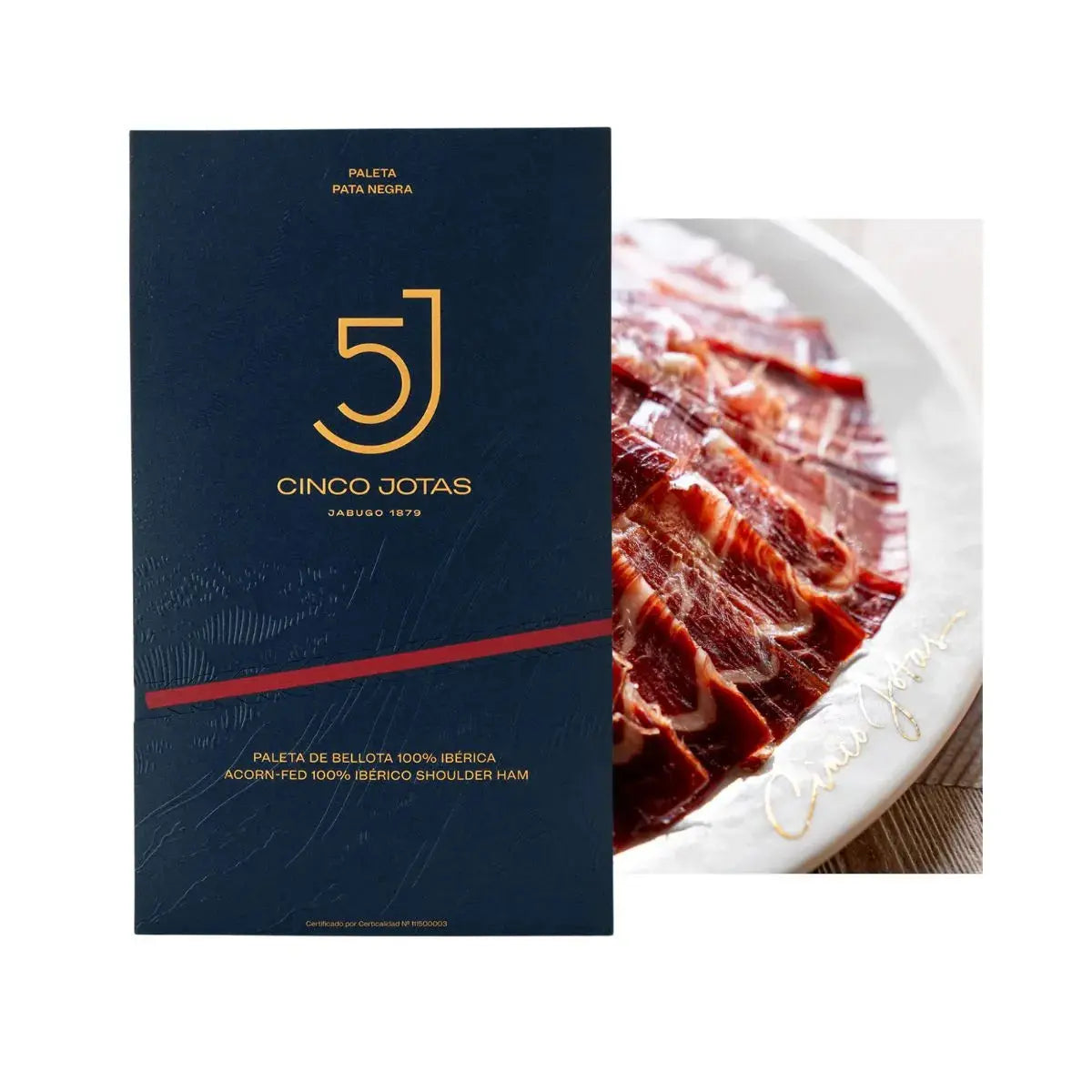 Paleta Cinco Jotas loncheado 80 gr de bellota 100% ibérico Cinco Jotas