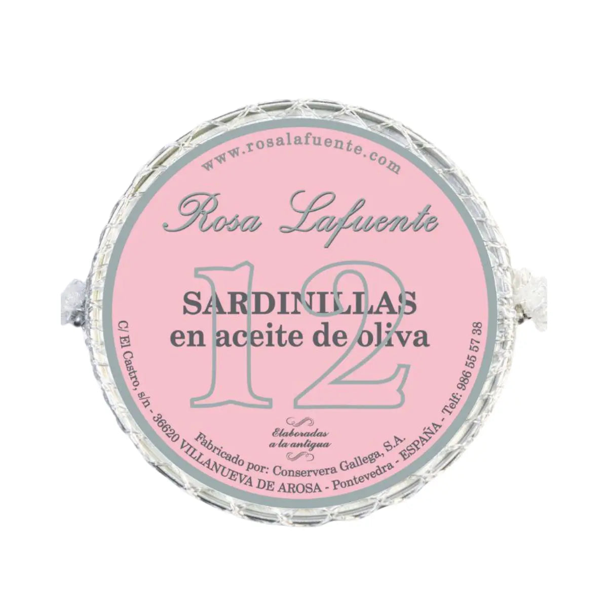 Sardinillas 12 piezas Conservas Rosa Lafuente Conservas Rosa Lafuente