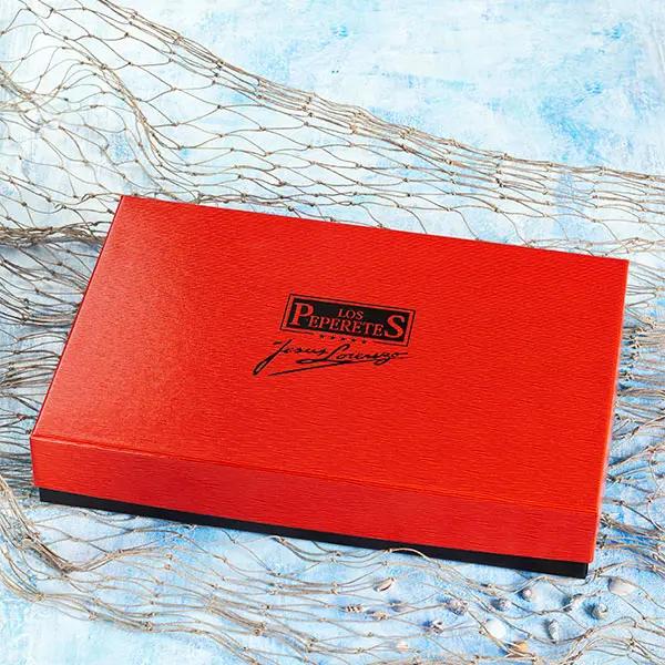 Caja estuche regalo 6/12 latas | Los Peperetes Conservas Los Peperetes