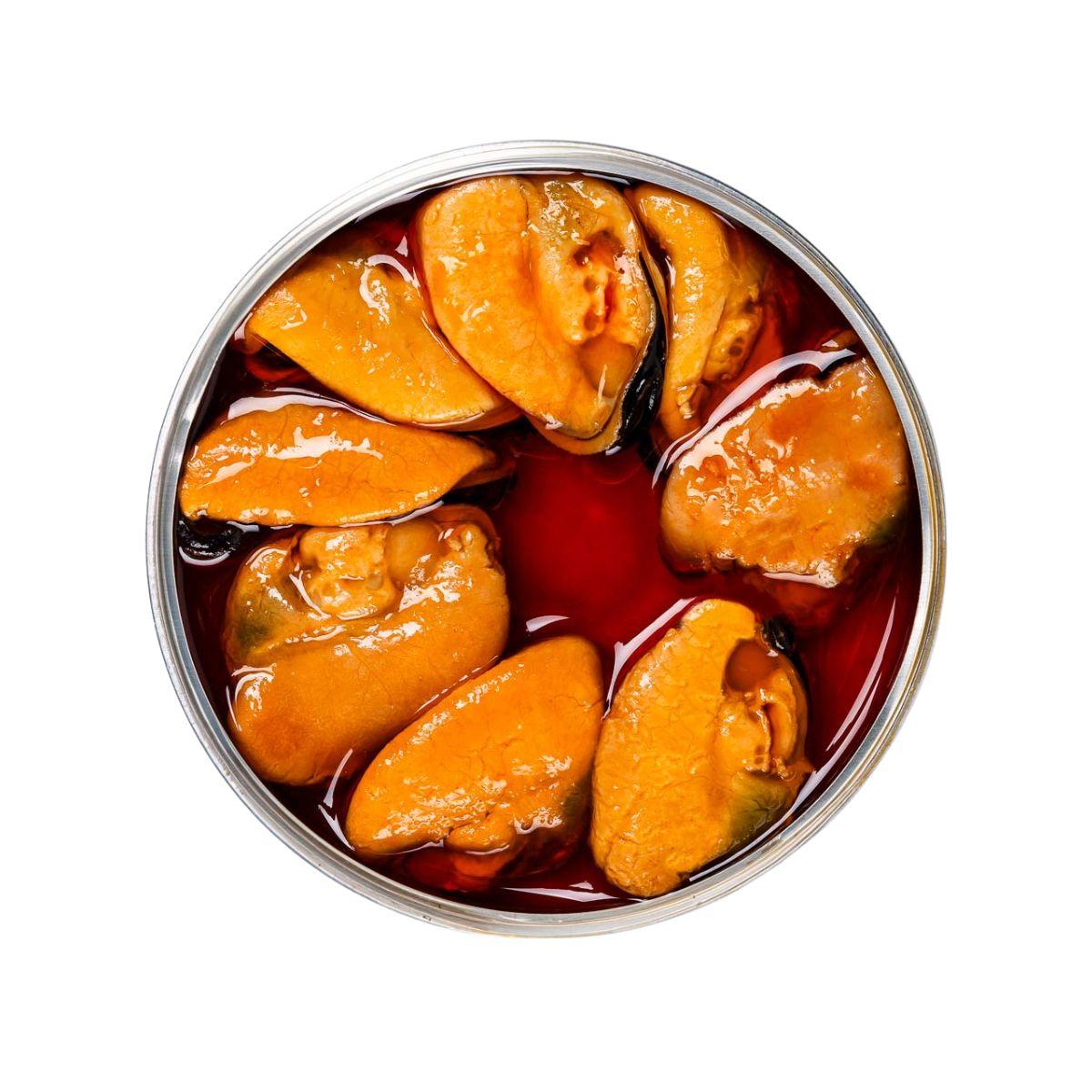 Mejillones Gigantes en escabeche 6/8 piezas Conservas Evama