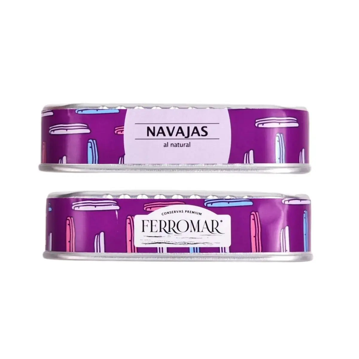 Navajas al Natural 6/8 pzas Conservas FerroMar Conservas FerroMar