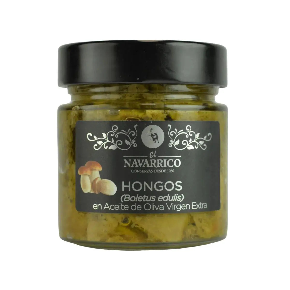 Hongos en Aceite de Oliva Virgen Extra Conservas El Navarrico