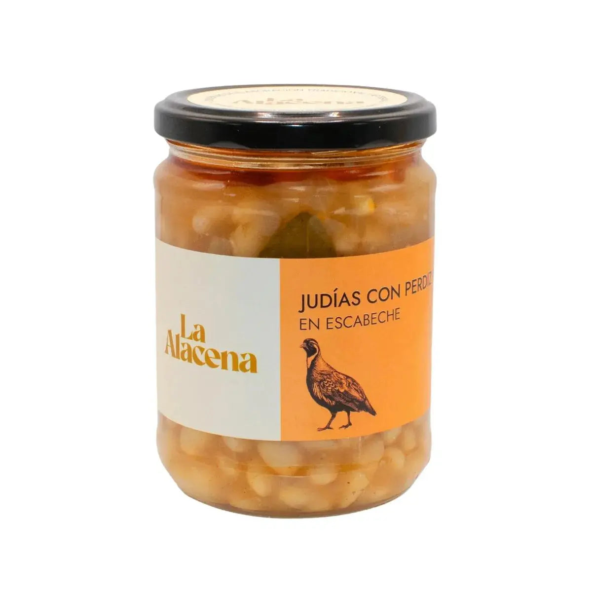 Judías con perdiz roja en escabeche La Alacena