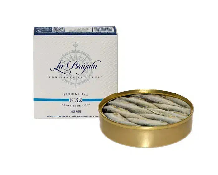 LB32 SARDINILLAS 20/25 pzas Conservas La Brujula