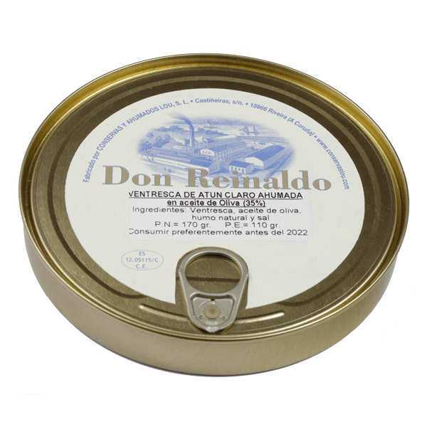Ventresca ahumada de atún en aceite de oliva| Don Reinaldo La Tienda de las Conservas