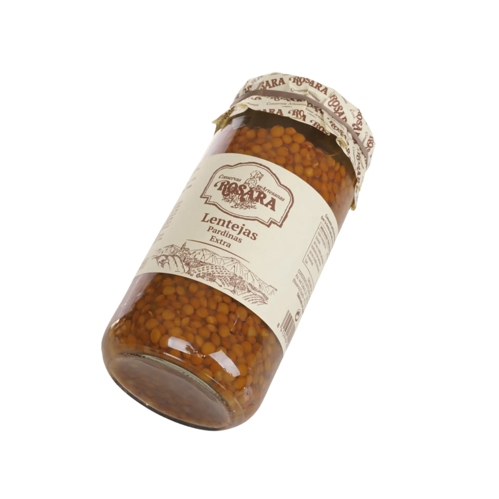 Lentejas pardinas Conservas Rosara
