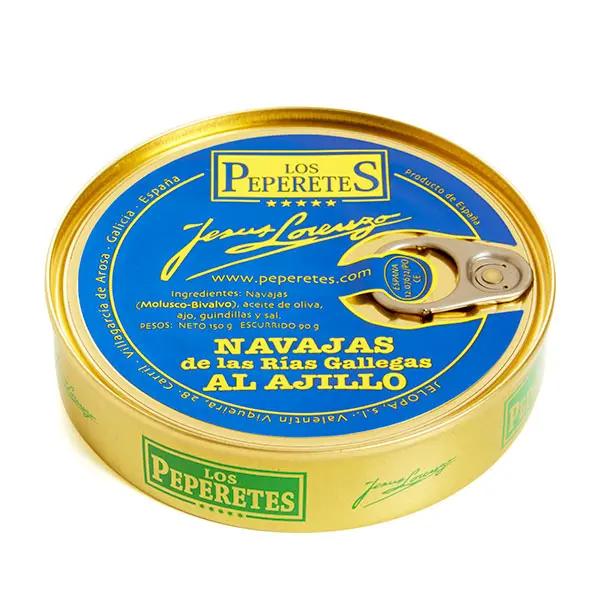 Navajas al ajillo | Conservas Los Peperetes Conservas Los Peperetes