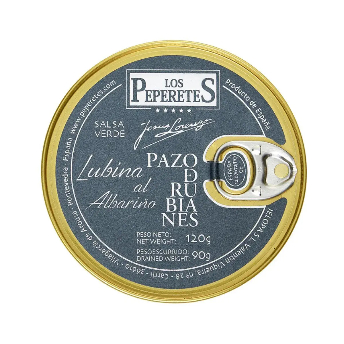 Lubina al albariño en salsa verde Conservas Los Peperetes