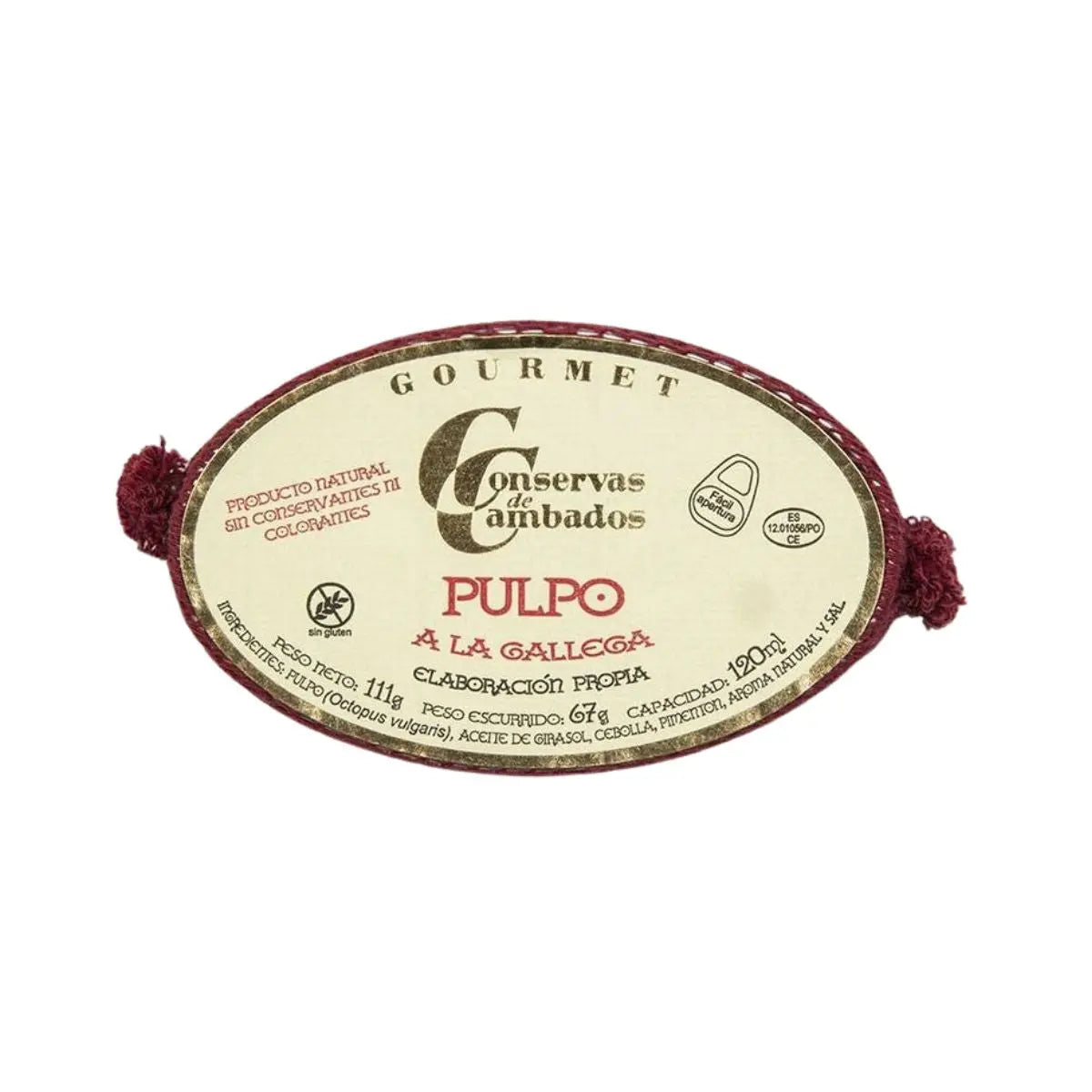 Pulpo a la Gallega Conservas de Cambados