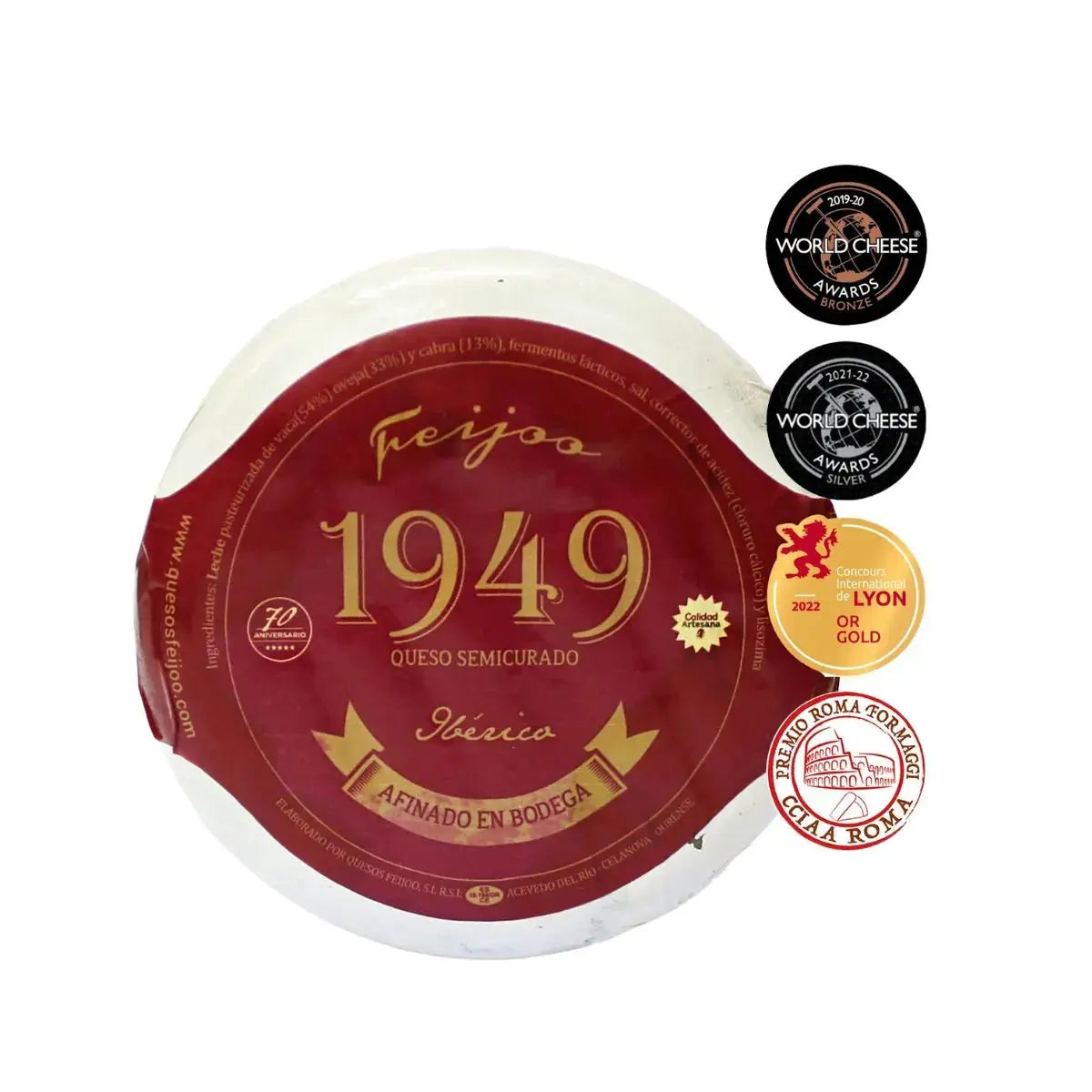 Queso Semicurado Ibérico - Fusión de Tres Leches Feijoo