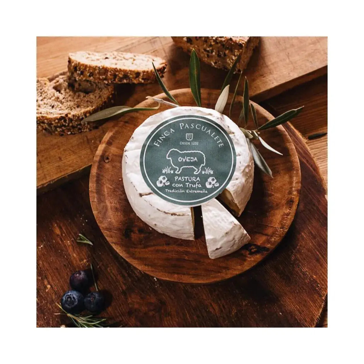 Queso cremoso de oveja Pastura con trufa (mini) Finca Pascualete La Tienda de las Conservas