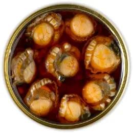 Zamburiñas en salsa de vieira | Conservas Rosa Lafuente Conservas Rosa Lafuente