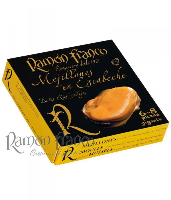 Mejillones en escabeche 6/8 pzas Conservas Ramón Franco