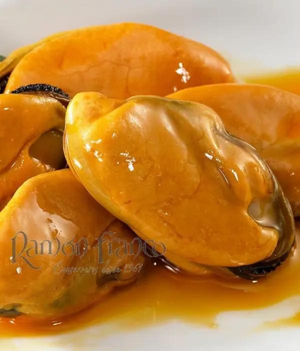 Mejillon GIGANTE en escabeche 6/8 pzas | Conservas Ramon Franco Conservas Ramón Franco