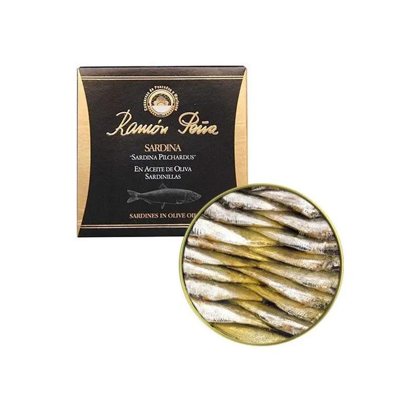 Sardinillas en aceite de oliva PICANTES |  Ramón Peña Conservas Ramón Peña