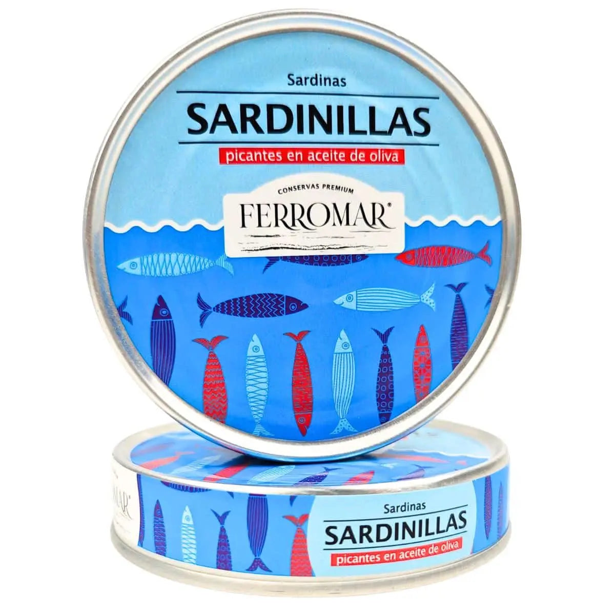 Sardinillas Picantes en Aceite de Oliva 14/18 pzas Conservas FerroMar