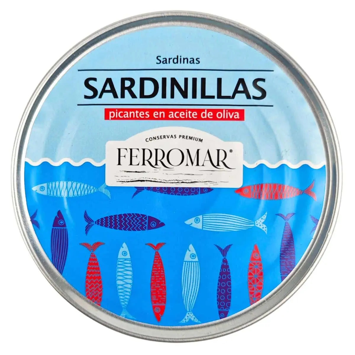 Sardinillas Picantes en Aceite de Oliva 14/18 pzas Conservas FerroMar