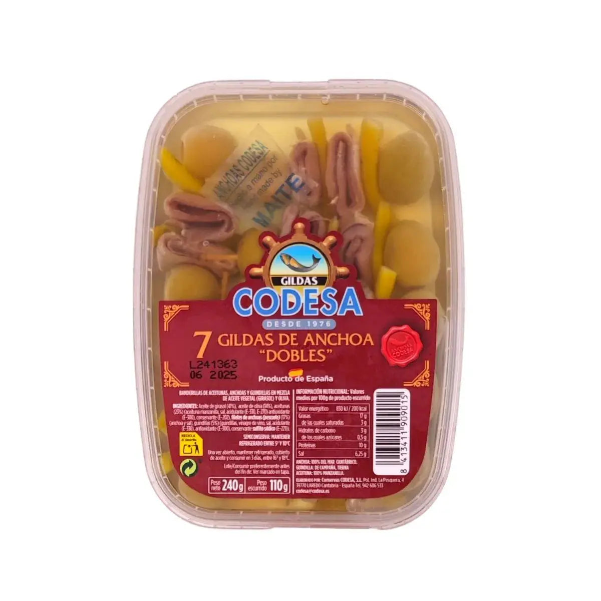 Tarrina 7 Gildas Codesa