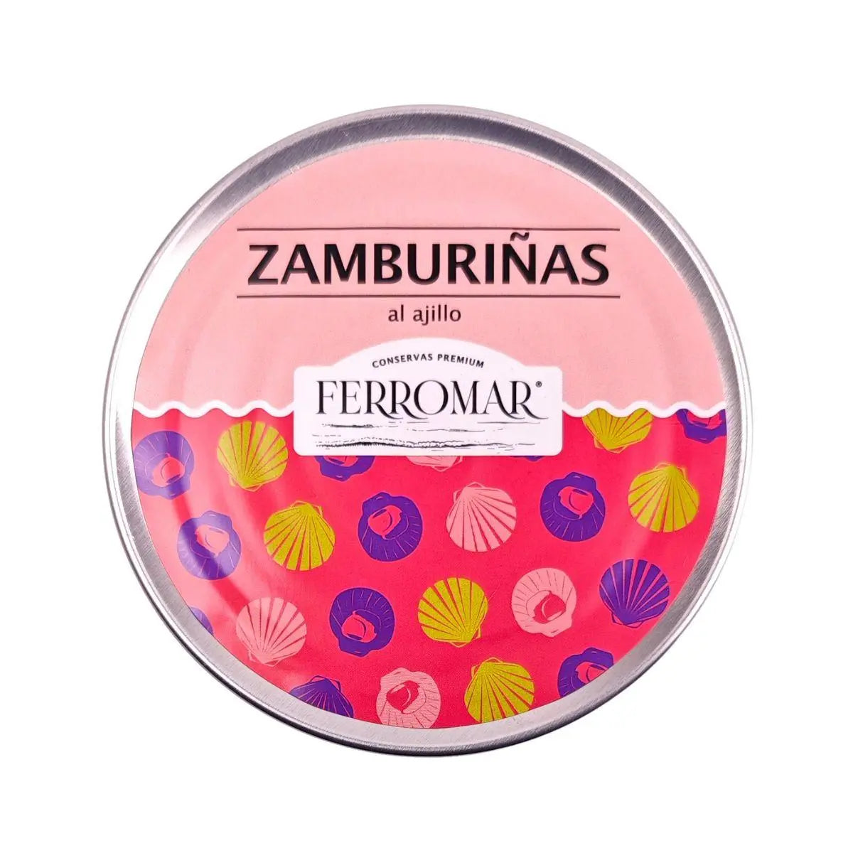 Zamburiñas en Aceite de Oliva, Ajo y Guindilla Conservas FerroMar Conservas FerroMar