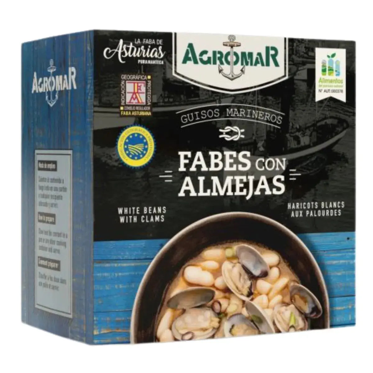 Fabes con almejas Conservas Agromar