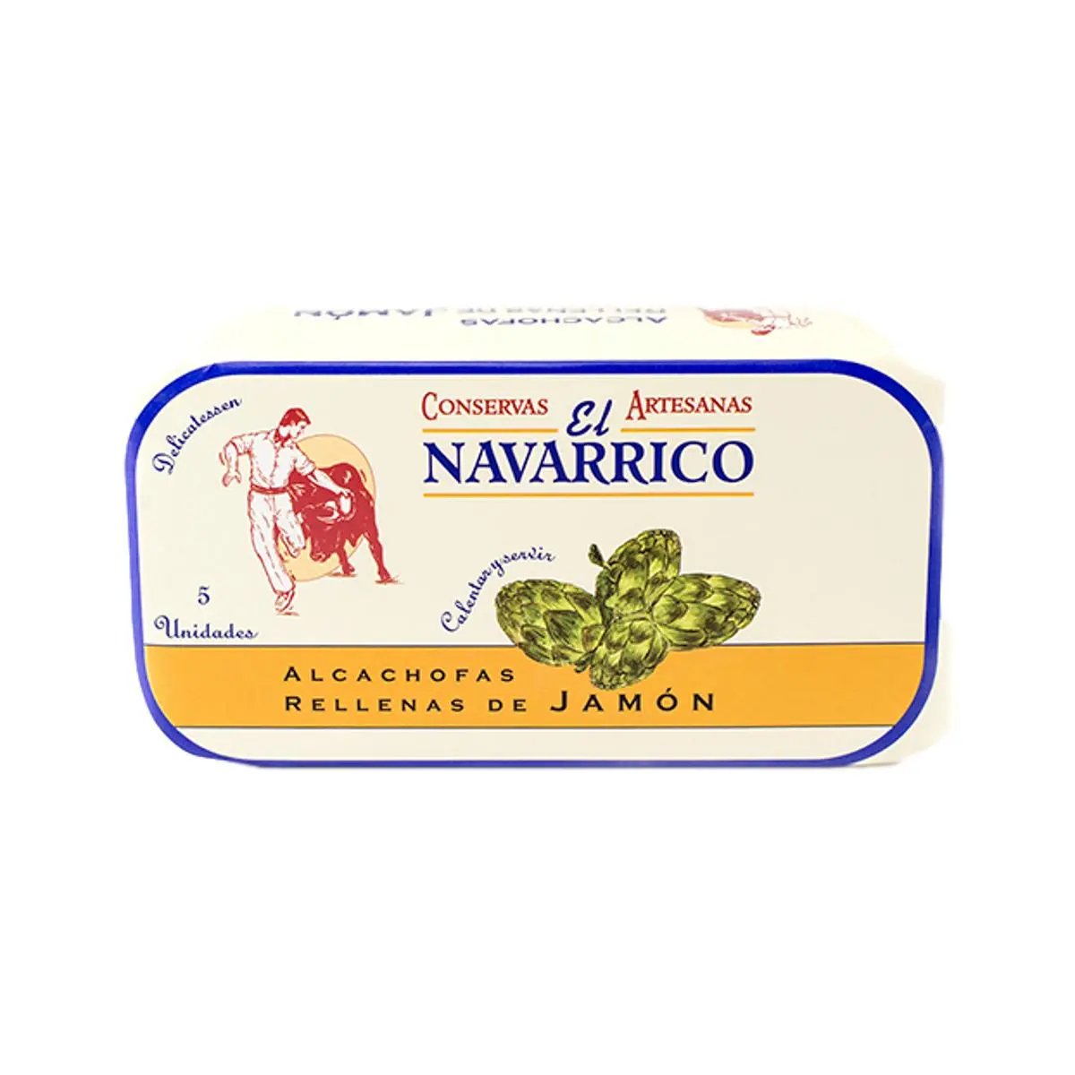 Alcachofas rellenas de jamón 5 unidades | Conservas El Navarrico Conservas El Navarrico