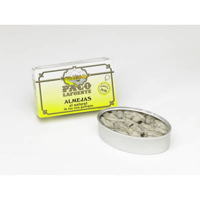 Almejas al natural 25/30 pzas | Conservas Paco Lafuente Conservas Paco Lafuente