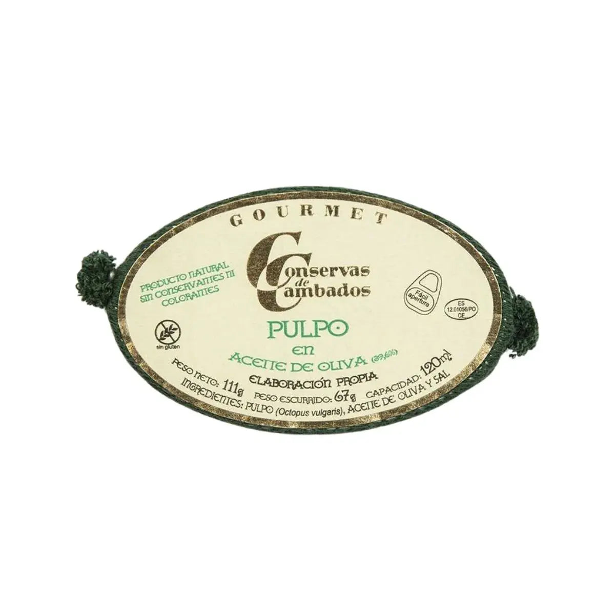 Pulpo en Aceite de Oliva Conservas de Cambados - Compra online - La ...